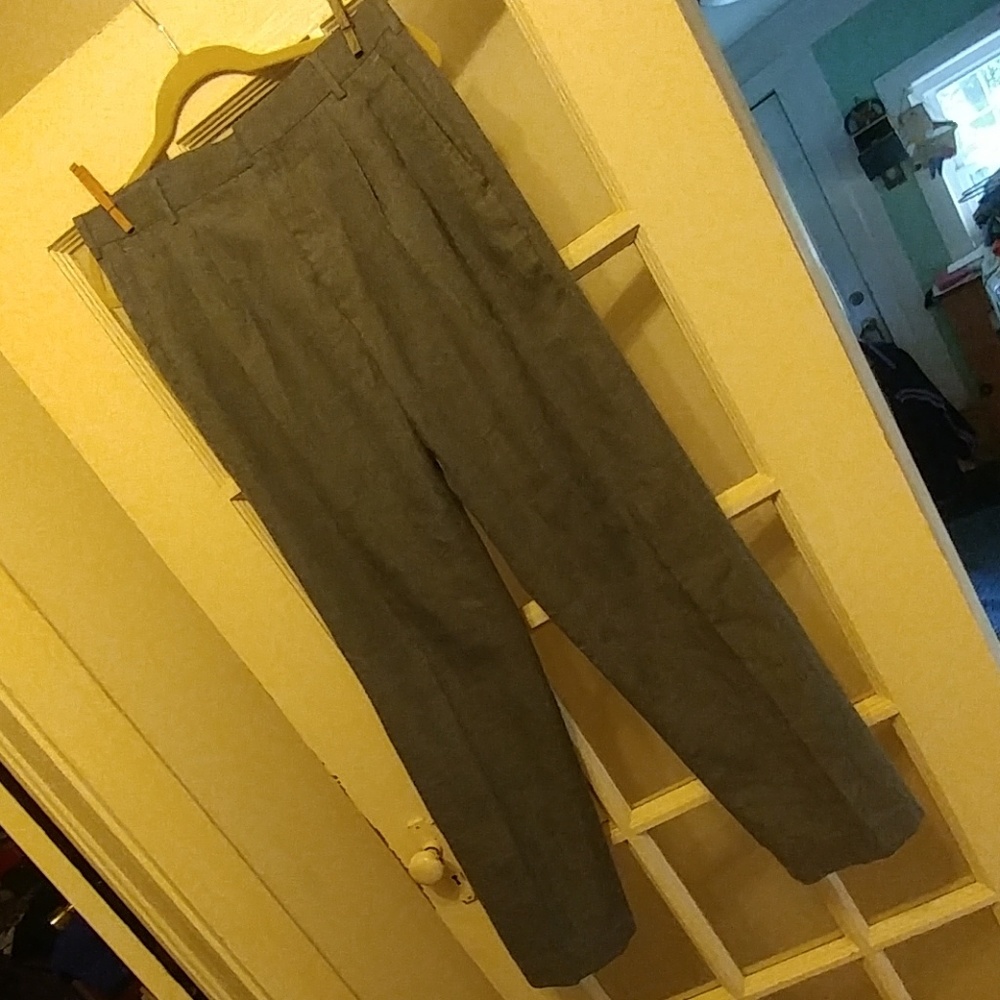 Men's gray dress pants